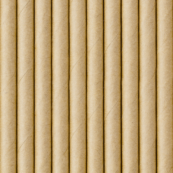 Paper straws, kraft, 19.5cm (1 pkt / 250 pc.)