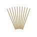 Paper straws, kraft, 19.5cm (1 pkt / 10 pc.)