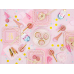 Paper Straws, light pink, 19.5cm (1 pkt / 10 pc.)