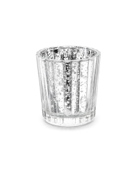 Candle holder, silver, 6cm (1 pkt / 4 pc.)