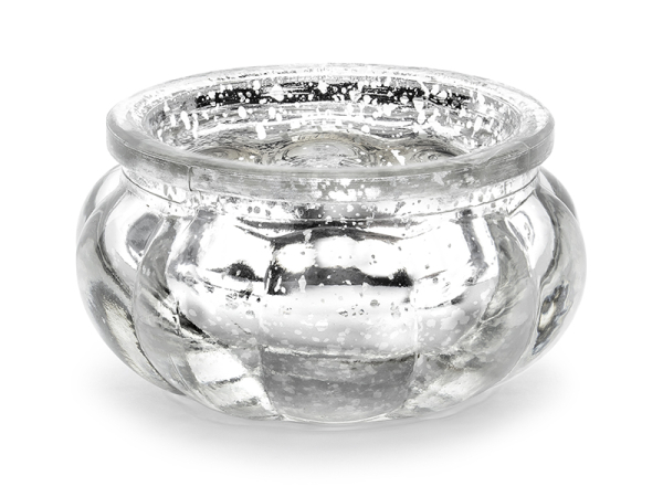 Candle holder, silver, 3cm (1 pkt / 4 pc.)