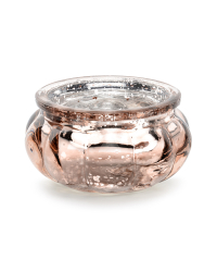 Candle holder, rose gold, 3cm (1 pkt / 4 pc.)