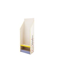 Cardboard display stand with print, 57x37x160 cm, mix