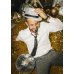 Дополнительное изображение книги «Sequin hat with a band, diameter 27 cm, silver»