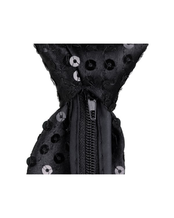 Дополнительное изображение книги «Sequin tie, 8x36 cm, black»