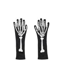 Glow in the Dark Gloves, black, size S/M