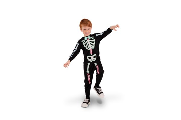 Children's Skeleton Costume, size 116-128