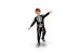Children's Skeleton Costume, size 116-128