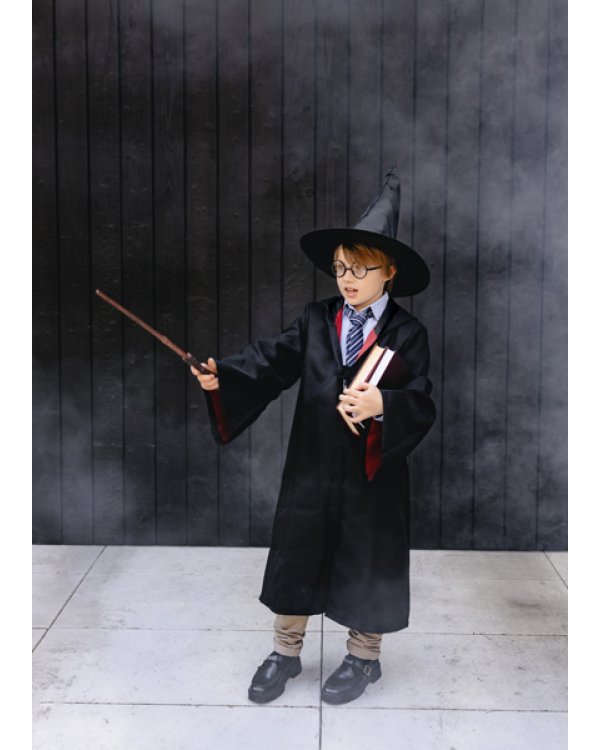 Дополнительное изображение книги «Wizard cape, 140-158 cm, black»