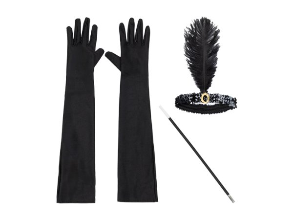 Обложка книги «Retro accessories set, black»