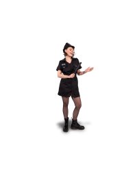 Police Woman Costume, navy, size M