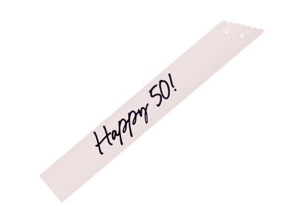Обложка книги «Happy 50 Sash, cream, 76 cm»