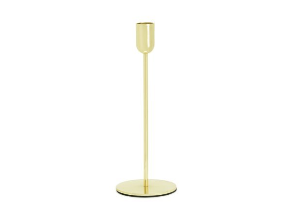 Candle holder, gold, 22cm Candle holder, gold, 22cm