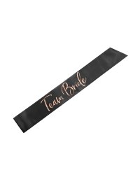 Team Bride sash, black, 75 cm