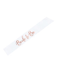 Sash Bride to be, white, 75cm