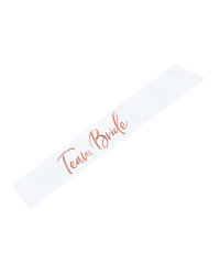 Sash Team bride, white, 75cm