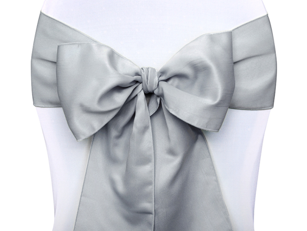 Chair sashes, silver, 0.15 x 2.75 (1 pkt / 10 pc.)