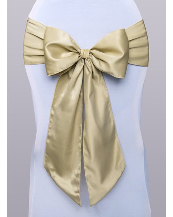 Chair sashes, light gold, 0.15 x 2.75 (1 pkt / 10 pc.)