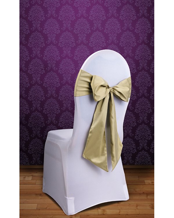 Chair sashes, light gold, 0.15 x 2.75 (1 pkt / 10 pc.)
