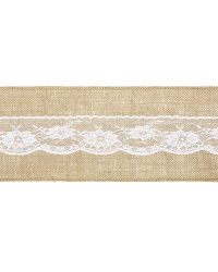 Burlap chair sash, 15x275cm