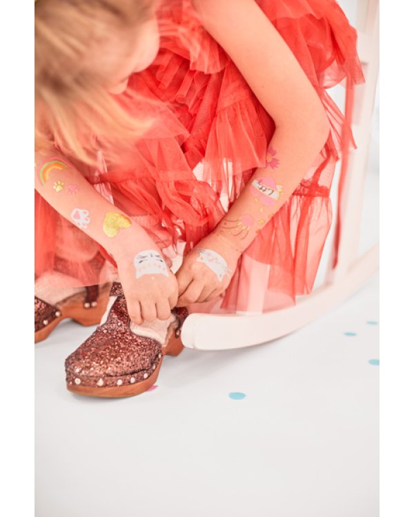 Temporary tattoos Cats, mix (1 pkt / 12 pc.)