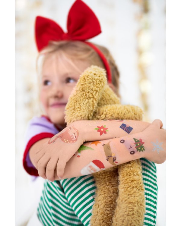 Temporary tattoos Ho ho ho!, mix (1 pkt / 13 pc.)