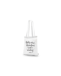 Tote bag - Party without decorations…, white, 39x42cm