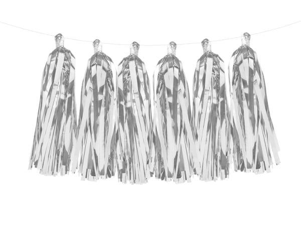 Tassel garland, silver Tassel garland, silver
