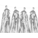 Tassel garland, silver Tassel garland, silver
