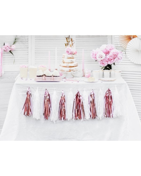 Tassel garland, rose gold