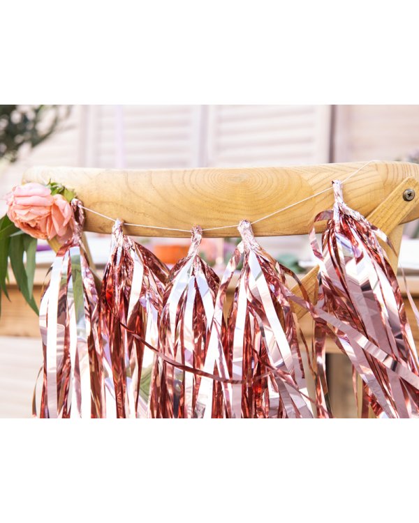 Tassel garland, rose gold