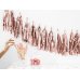 Tassel garland, rose gold Tassel garland, rose gold