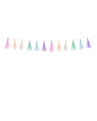 Tassel garland, mix, 1.2m