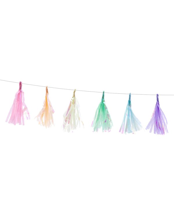 Tassel garland, mix, 1.2m