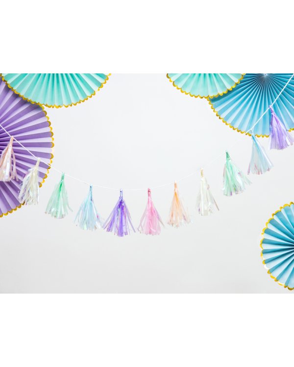 Tassel garland, mix, 1.2m