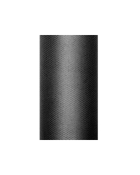 Tulle Plain, black, 0.15 x 9m (1 pc. / 9 lm)