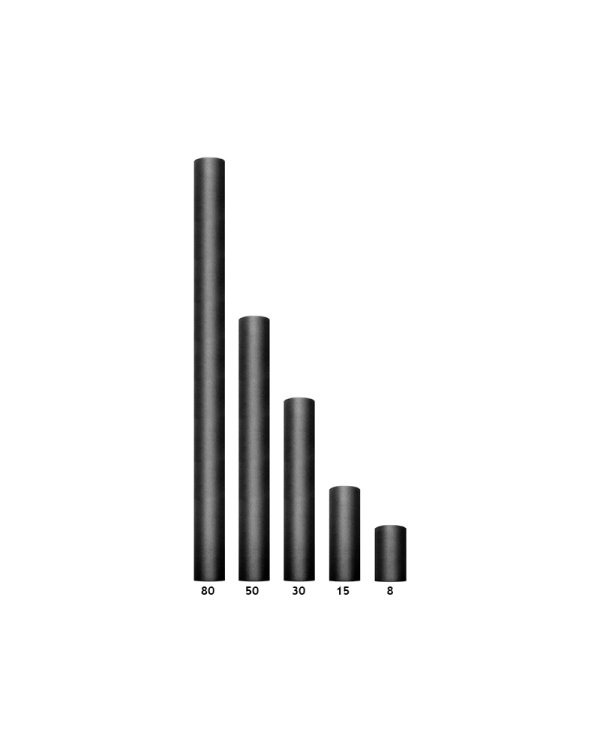 Tulle Plain, black, 0.15 x 9m (1 pc. / 9 lm)
