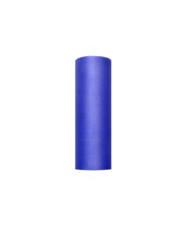 Tulle Plain, navy blue, 0.15 x 9m (1 pc. / 9 lm)