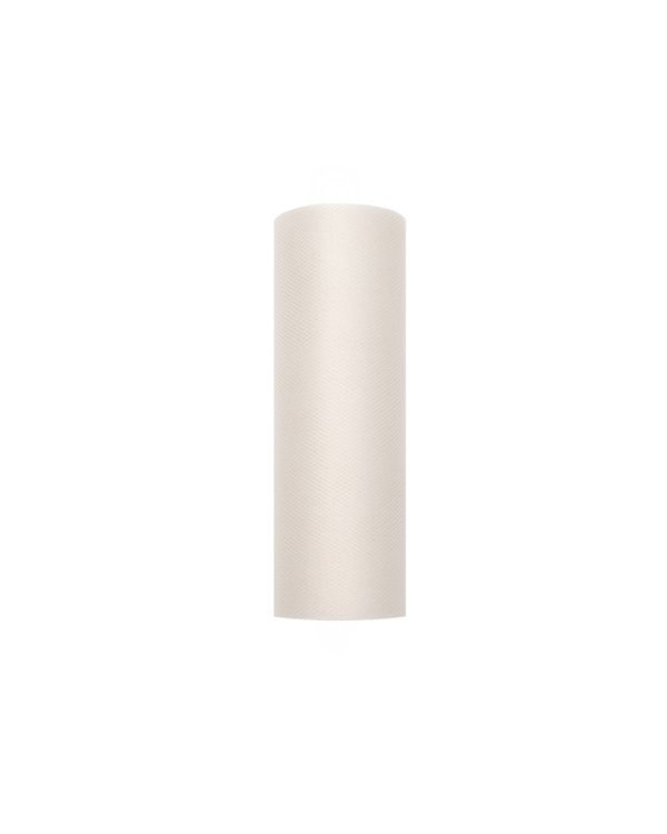 Tulle Plain, cream, 0.15 x 9m