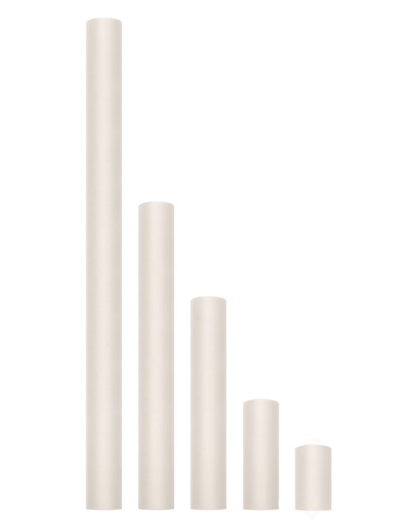 Tulle Plain, cream, 0.15 x 9m