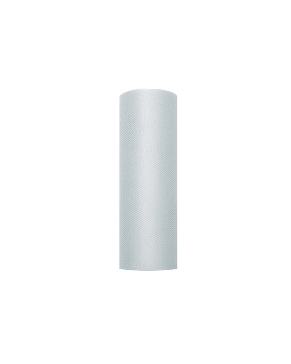 Tulle Plain, grey, 0.15 x 9m (1 pc. / 9 lm)