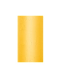 Tulle Plain, yellow, 0.3 x 9m