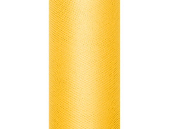 Tulle Plain, yellow, 0.3 x 9m