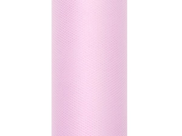 Tulle Plain, light pink, 0.3 x 9m