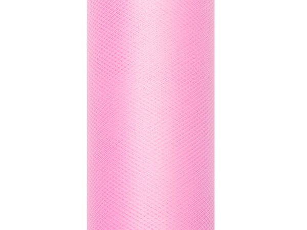 Tulle Plain, light pink, 0.3 x 9m