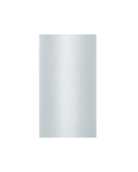 Tulle Plain, grey, 0.3 x 9m