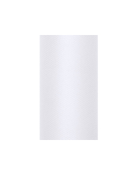 Tulle Plain, white, 0.5 x 9m (1 pc. / 9 lm)