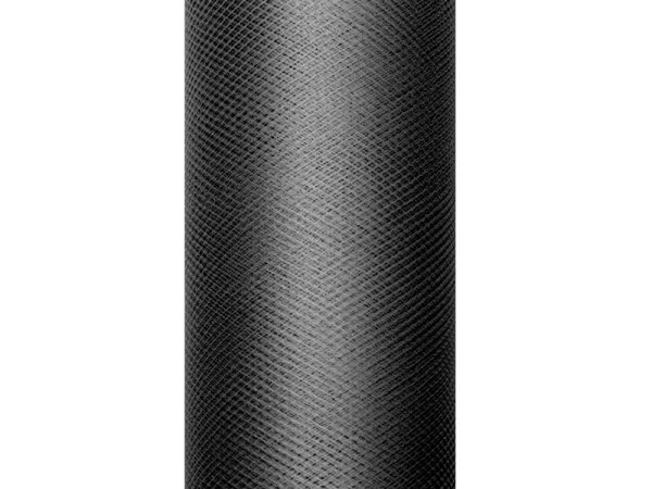 Tulle Plain, black, 0.08 x 20m