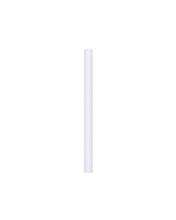 Tulle Plain, white, 0.8 x 9m