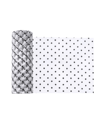 Tulle with dots, white, 0.15 x 9m (1 pc. / 9 lm)